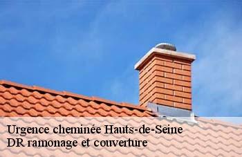 Urgence cheminée 92 Hauts-de-Seine DR ramonage et couverture