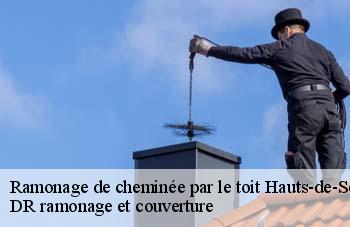 Ramonage de cheminée par le toit 92 Hauts-de-Seine DR ramonage et couverture