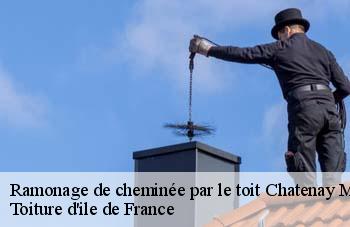 Ramonage de cheminée par le toit chatenay-malabry-92290 Toiture d'ile de France