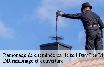 Ramonage de cheminée par le toit issy-les-moulineaux-92130 DR ramonage et couverture