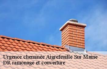 Urgence cheminée aigrefeuille-sur-maine-44140 DR ramonage et couverture