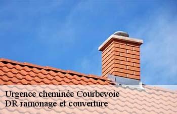 Urgence cheminée  courbevoie-92400 DR ramonage et couverture 