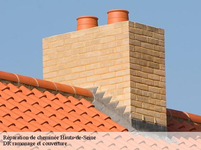 Réparation de cheminée 92 Hauts-de-Seine DR ramonage et couverture