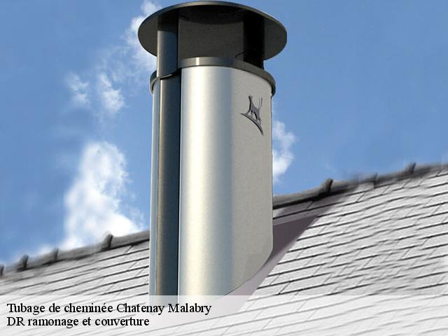 Tubage de cheminée  chatenay-malabry-92290 DR ramonage et couverture 